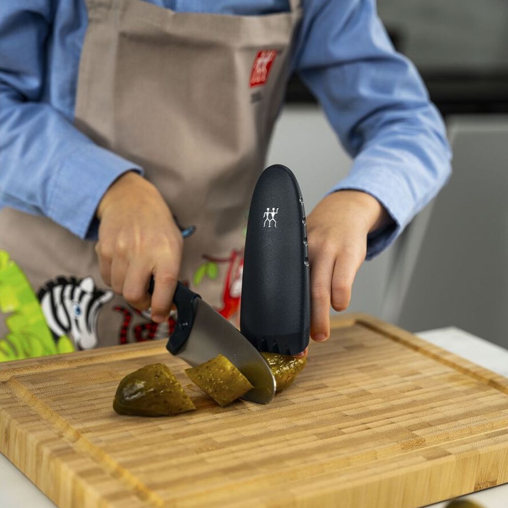 Zwilling - TWINNY - children's chef's knife 10 cm, black/blue