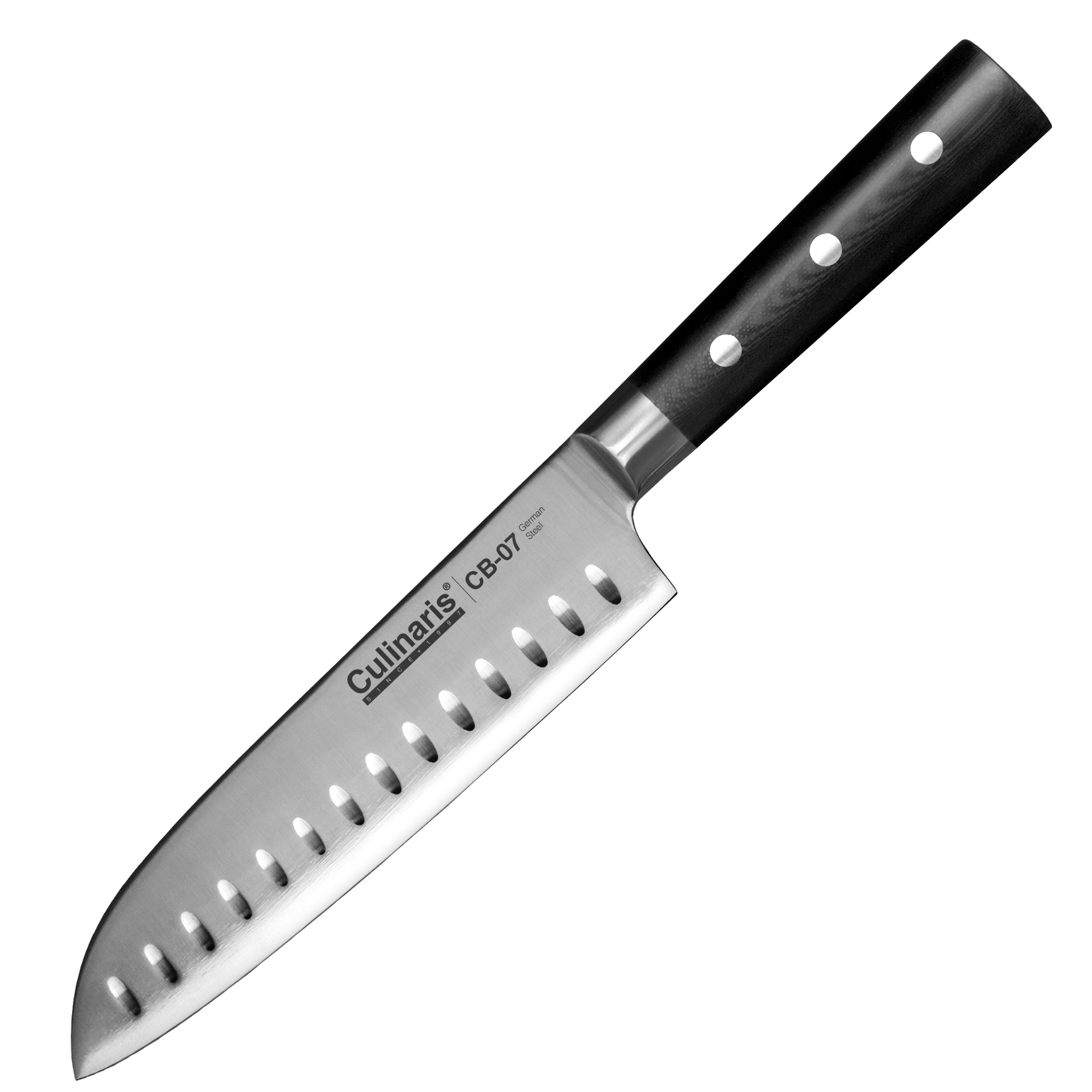 Culinaris Santoku CB-07 Black Serie Küchenmesser