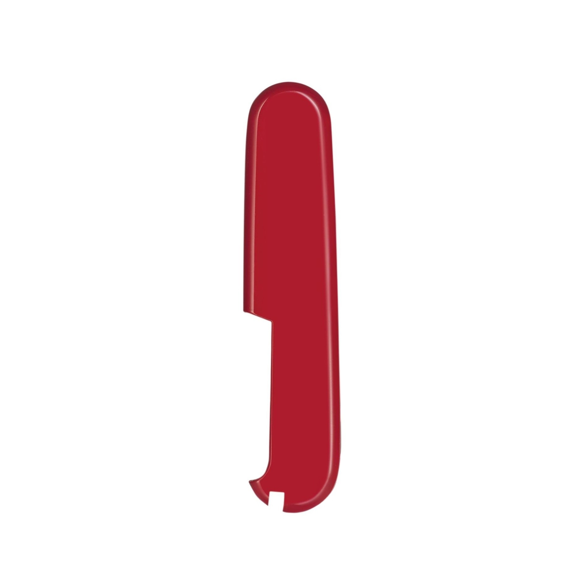 Narrow red plastic lever handle