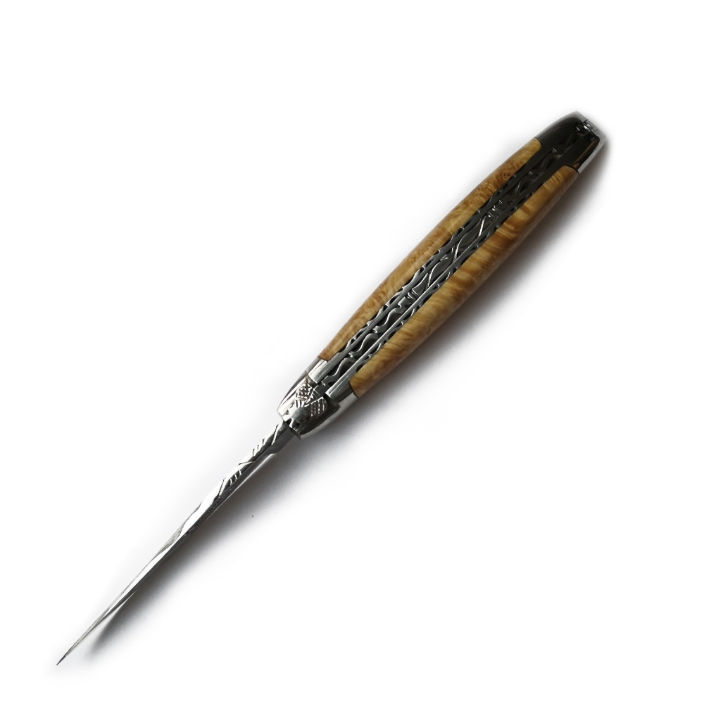 Laguiole - Klapp-/Taschenmesser Doppelplatine Ahorn glänzend