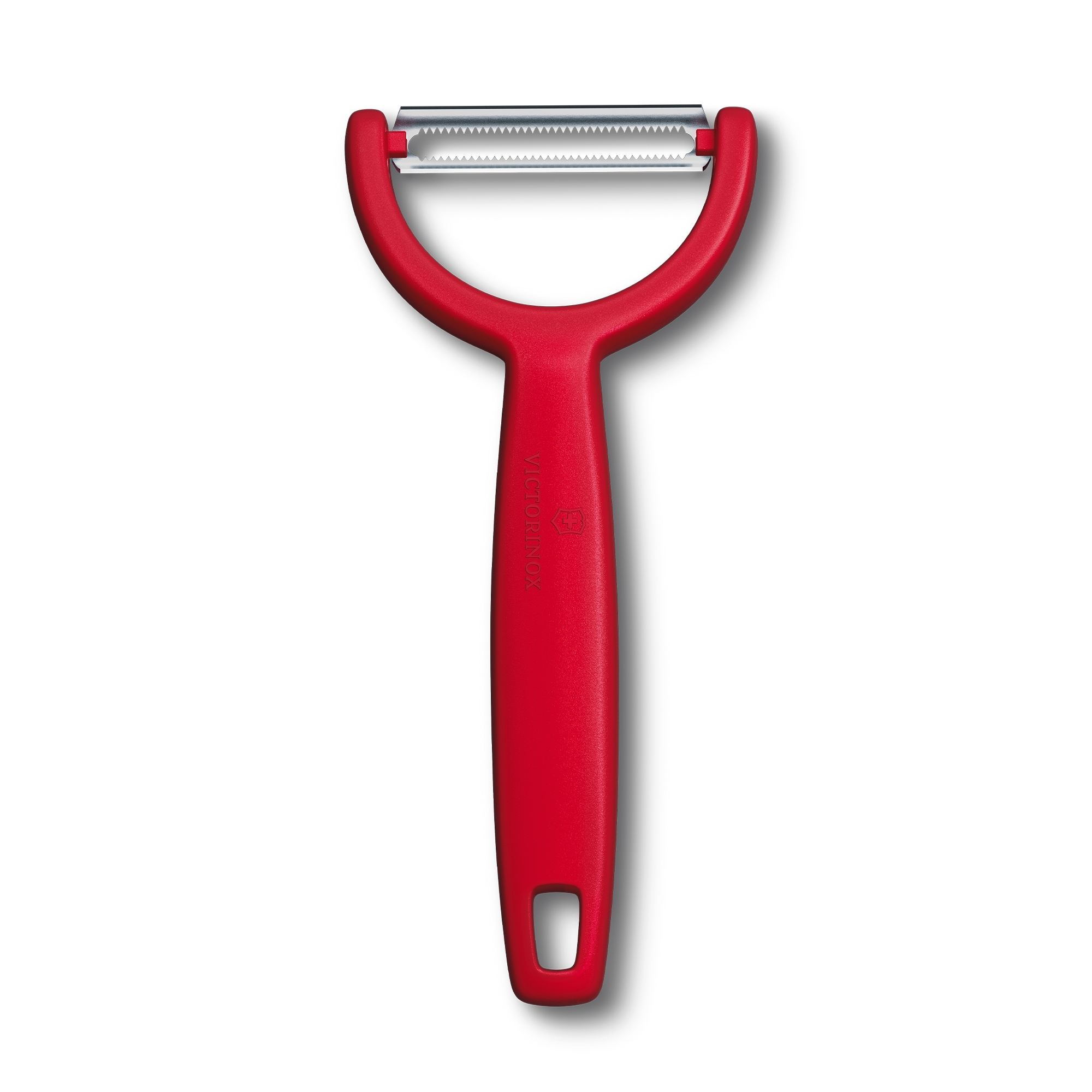 Victorinox - Peeler YPSO serrated, double-edged, red
