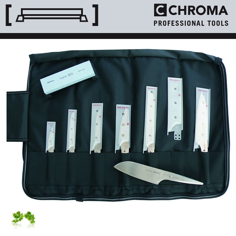 CHROMA - KB-02 Messertasche für 16 Messer