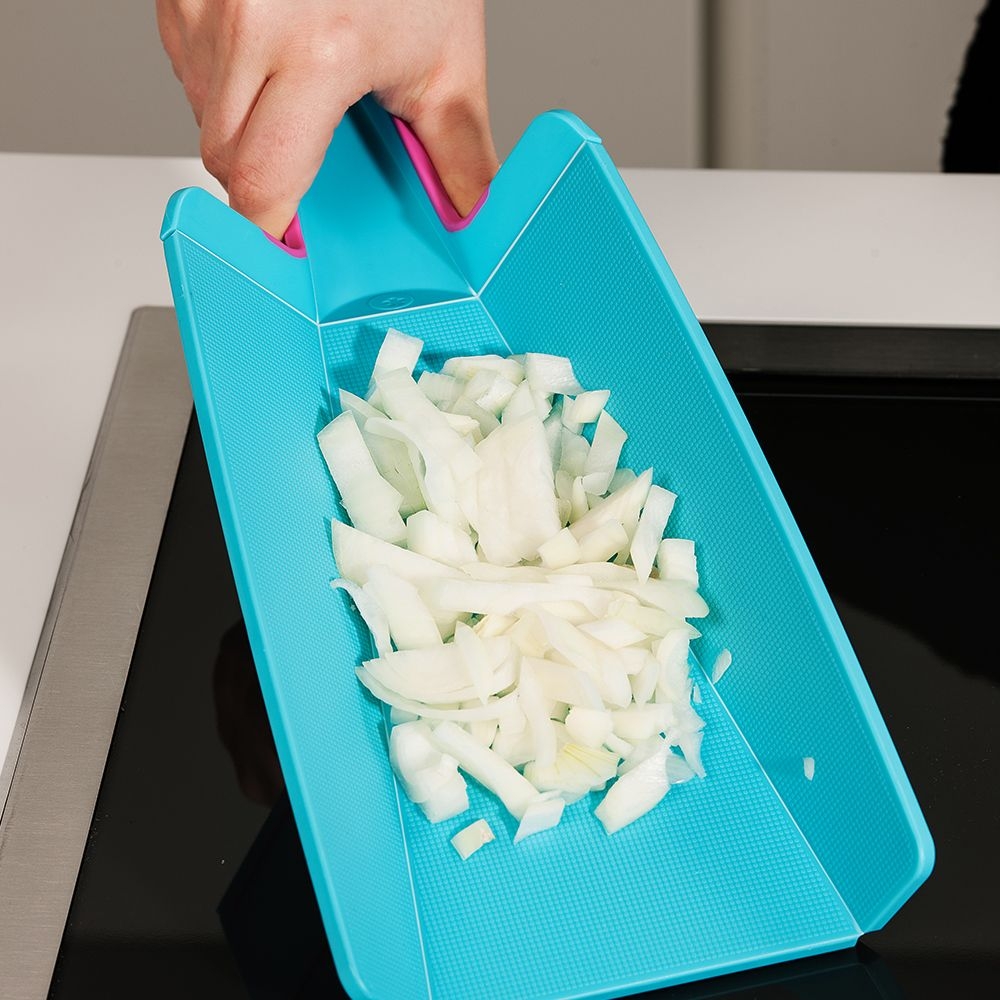 Kochblume - Falt-Schneidebrett 34 x 18,5 cm, rot