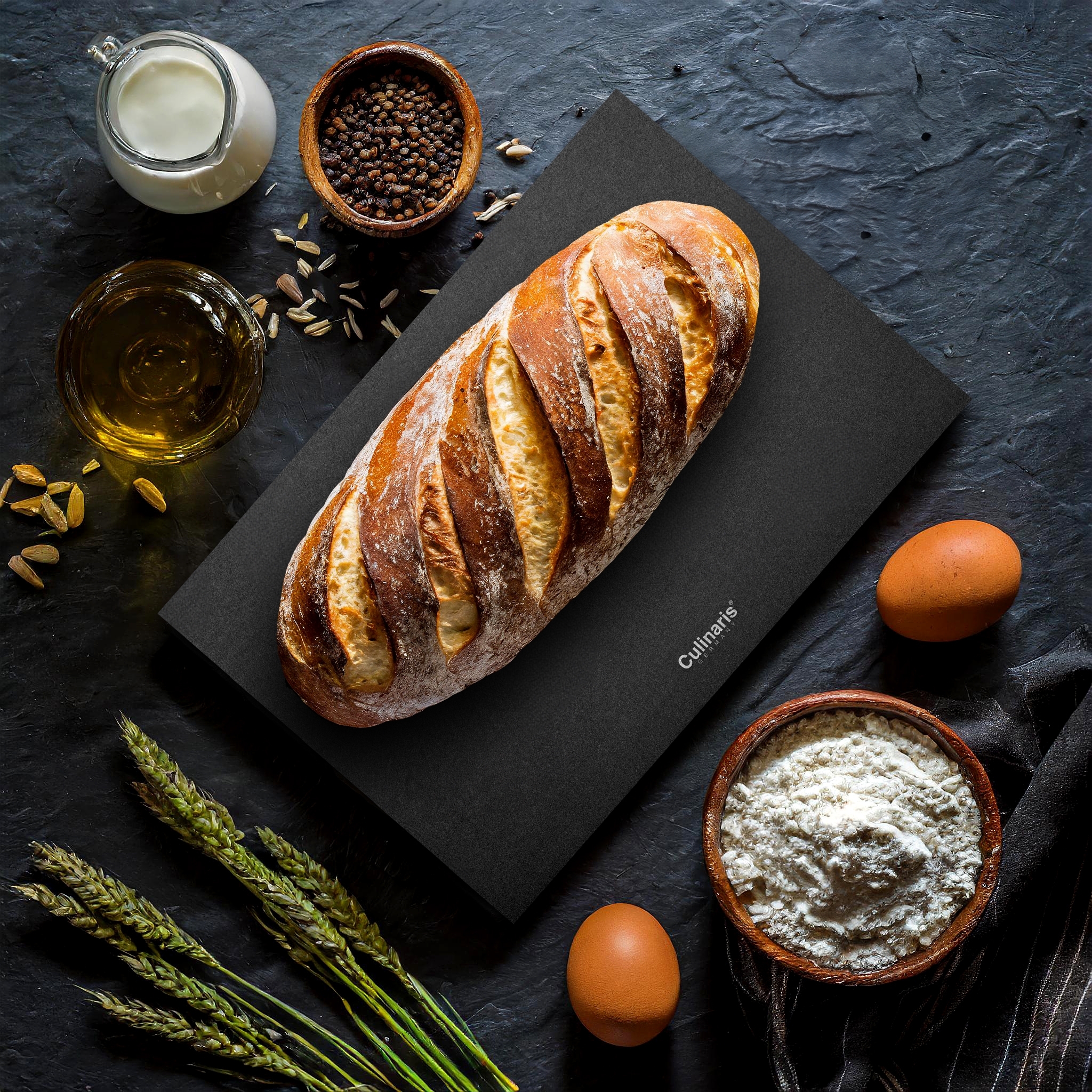 Culinaris - Chopping board NERO - 30 x 20 x 0,7 cm