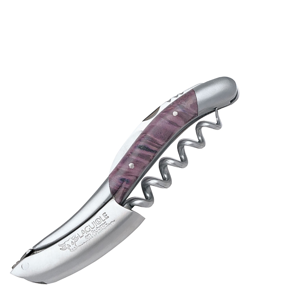 Laguiole - Waiter's knife Poplar root wine red, matt