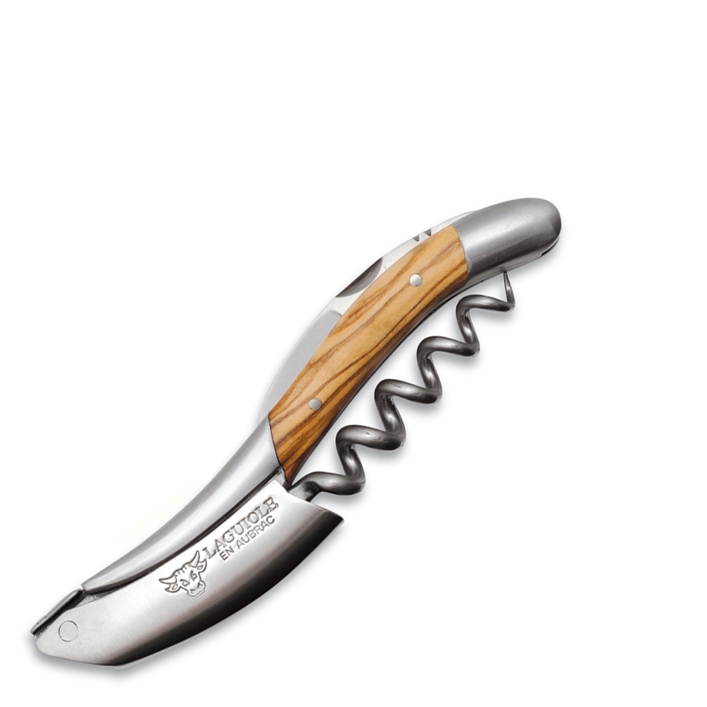Laguiole - Corkscrew olive wood