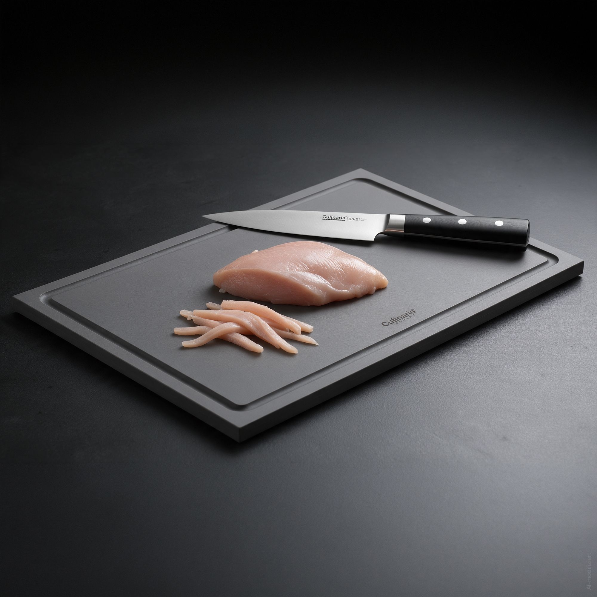 Meat knife, small - Black Series - 16 cm - CB-21 | Culinaris