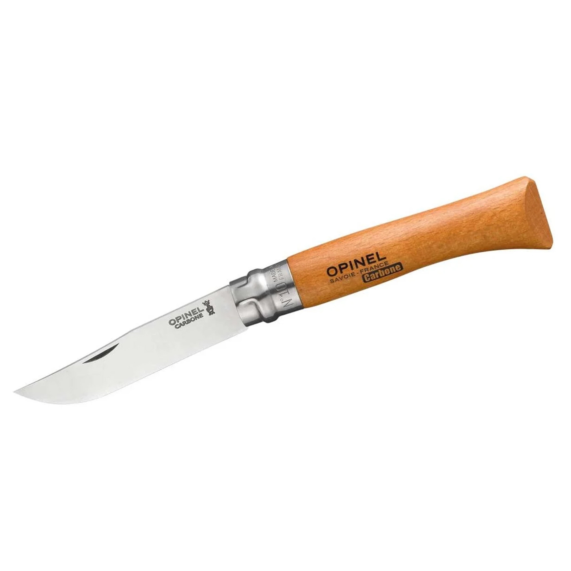 Opinel - Taschenmesser No 10 - Carbon - 23 cm - natur