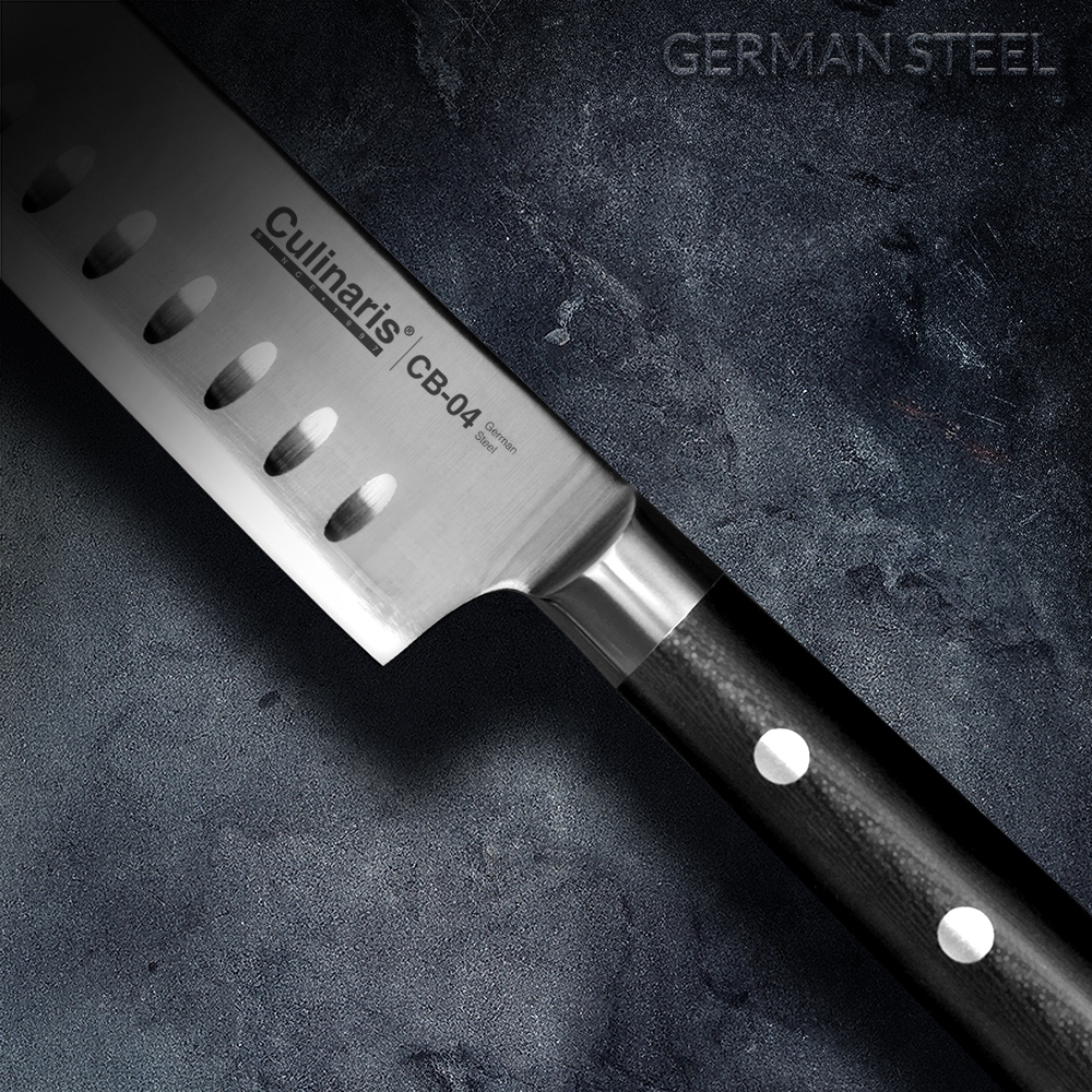 Culinaris - Santoku klein 13 cm Black Serie | CB-04