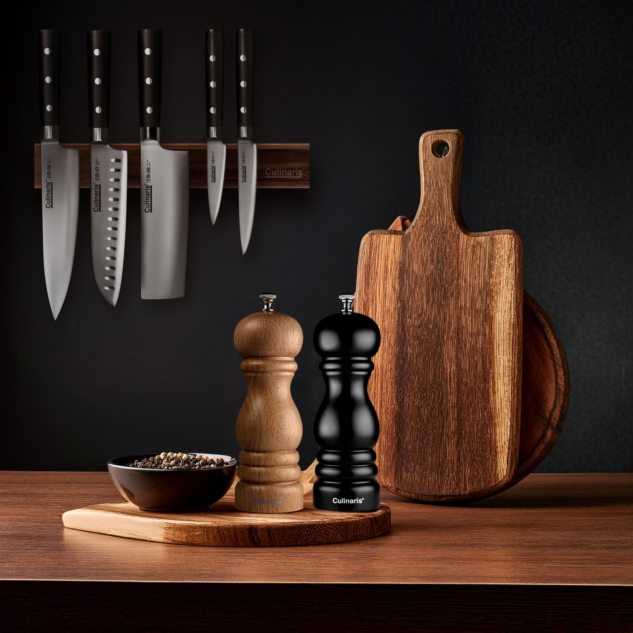 Culinaris - Pfeffermühle Molina - Schwarz