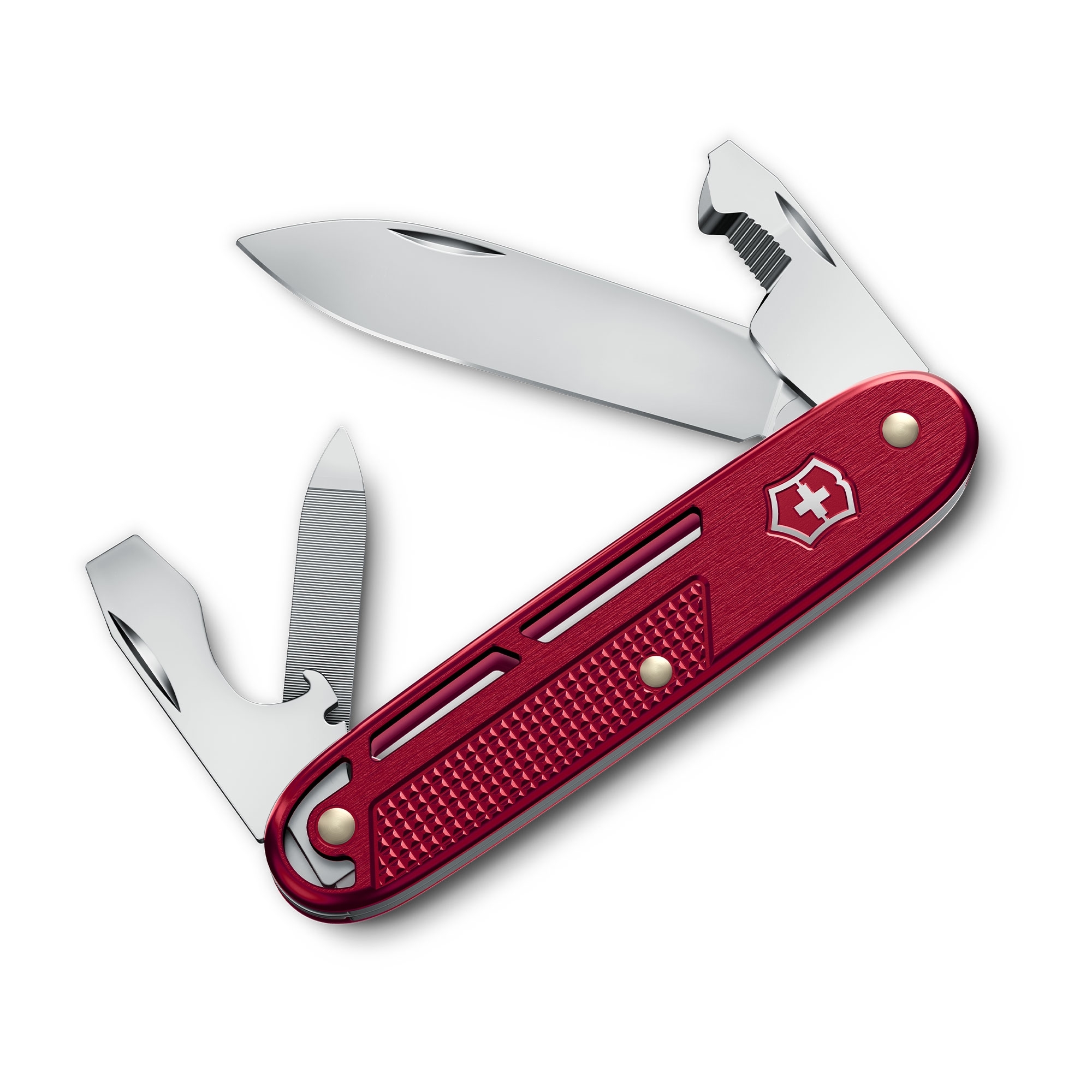 Victorinox - Pocket Knife - Synergy Alox, 93 mm, red