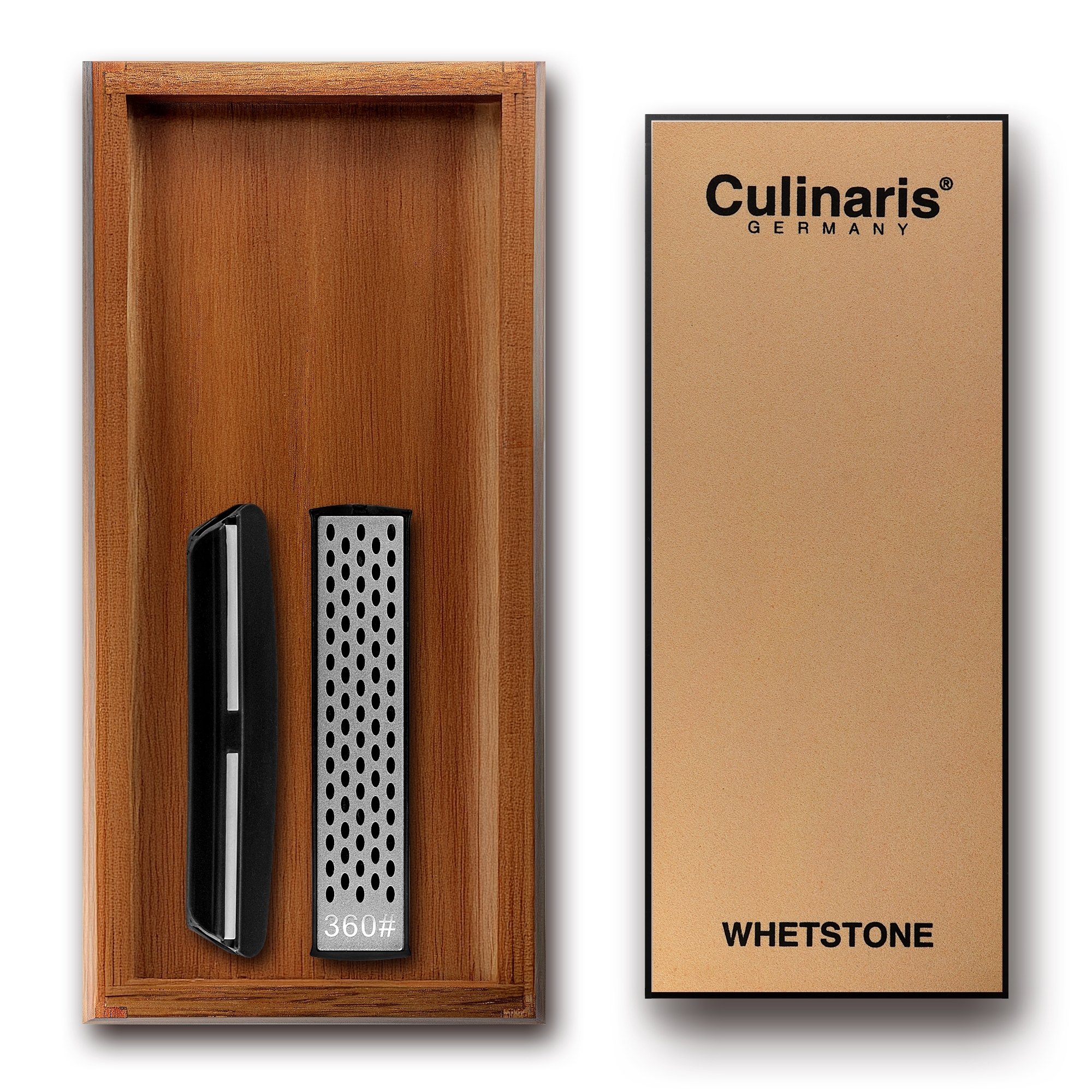 Culinaris - Nass-Schleifstein - 5er-Set | 240 / 1000