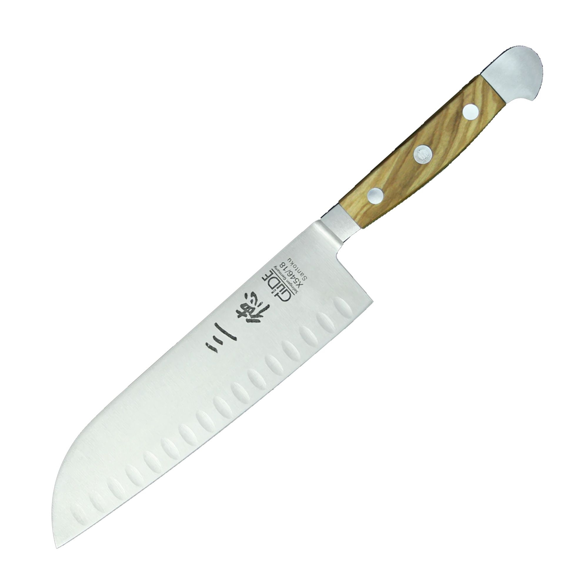Güde - Santoku Messer 18cm - Serie Alpha Olive
